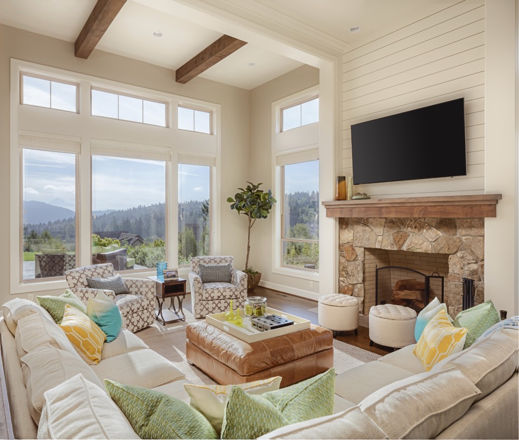 Living Room in Luxury Home